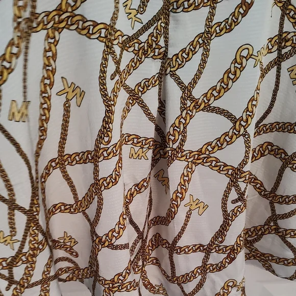 Gold and White Women's Top 3X - Picture 5 of 6